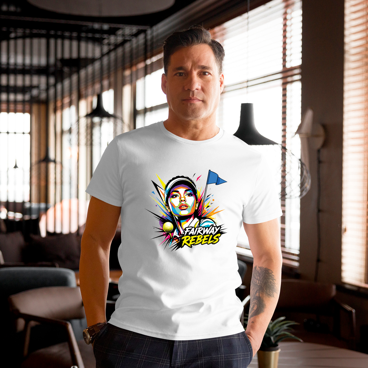 T-shirt unisexe Girls Fairway Rebels - Fairway Rebels golf
