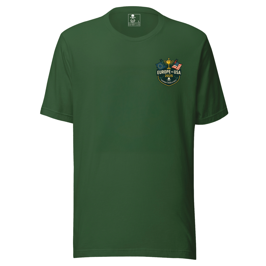 T-shirt Vert unisexe Cup 2025 - Fairway-Rebels - Fairway Rebels golf