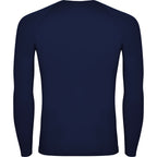 T-shirt golf thermique bleu marine manches longues 1