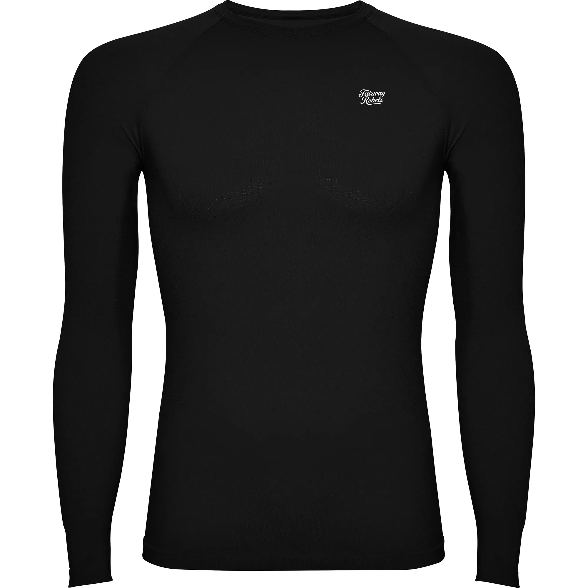 T-shirt golf thermique noir manches longues
