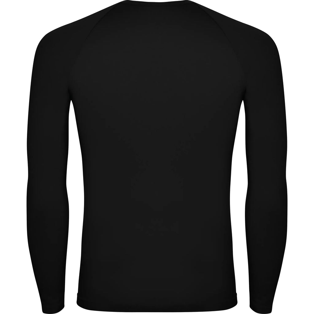 T-shirt golf thermique noir manches longues 1