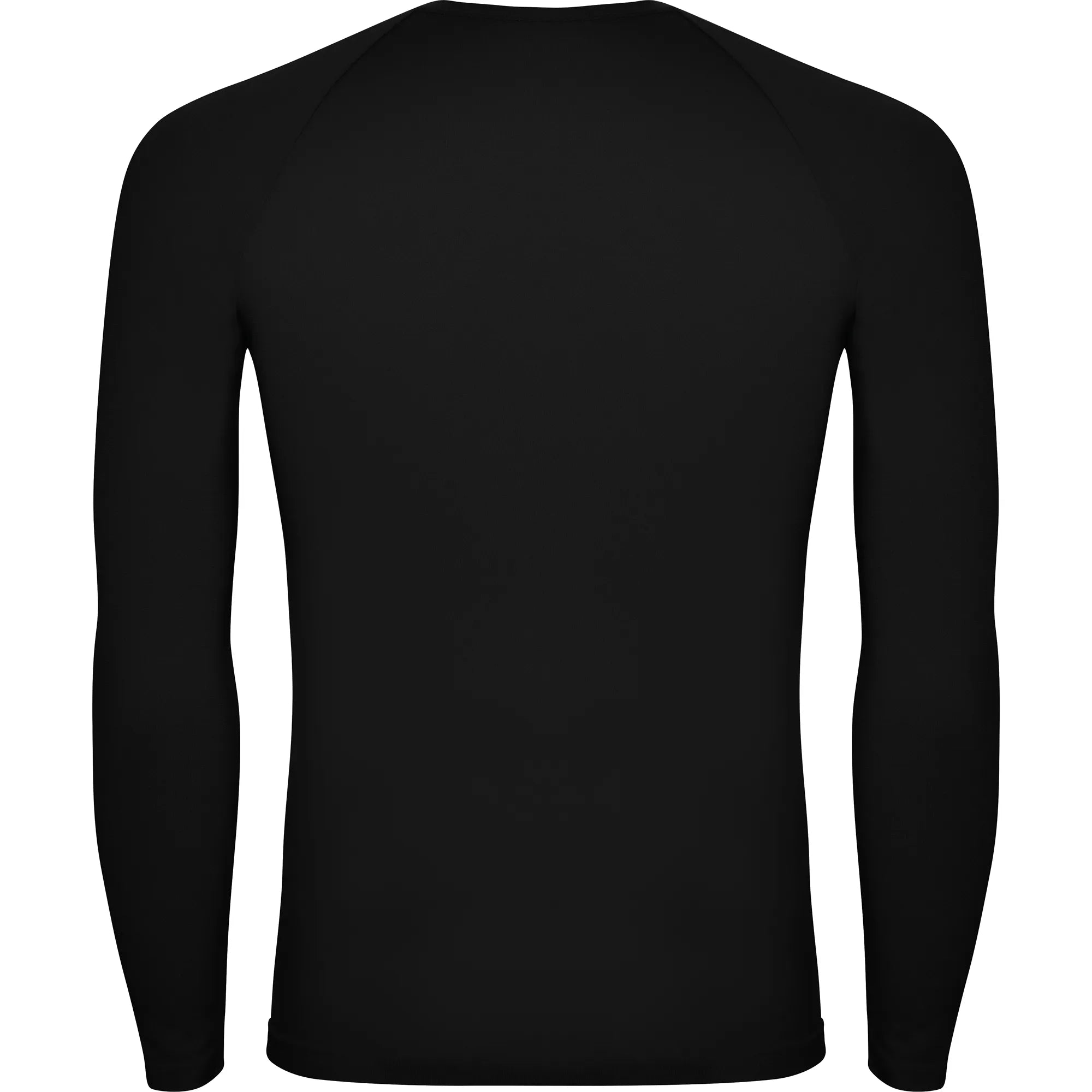 T-shirt golf thermique noir manches longues 1