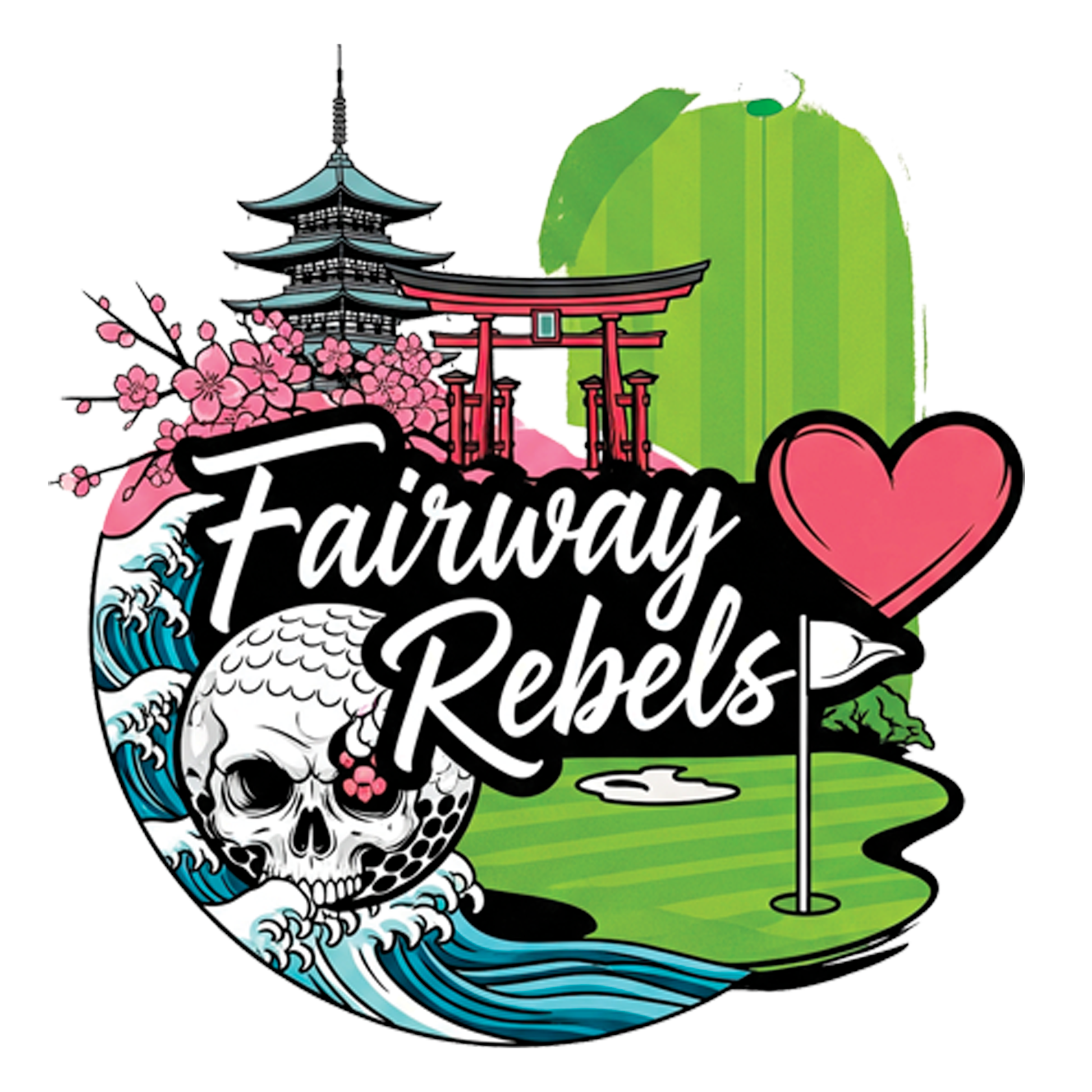 T-shirt unisexe Tokyo Fairway Rebels - Fairway Rebels