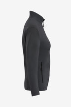 Veste de golf déperlante grise, coupe cintrée et poche zippée sur le bras.