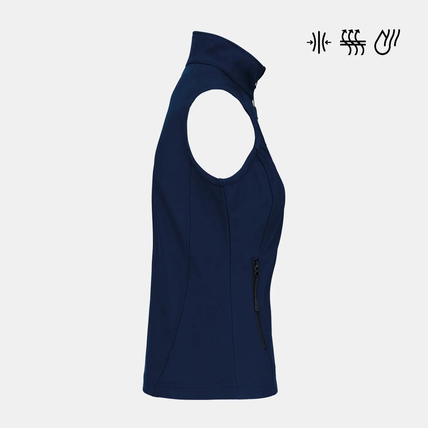 Veste Golf femme sans manche déperlante - Vêtement et accessoire de golf Fairway Rebels