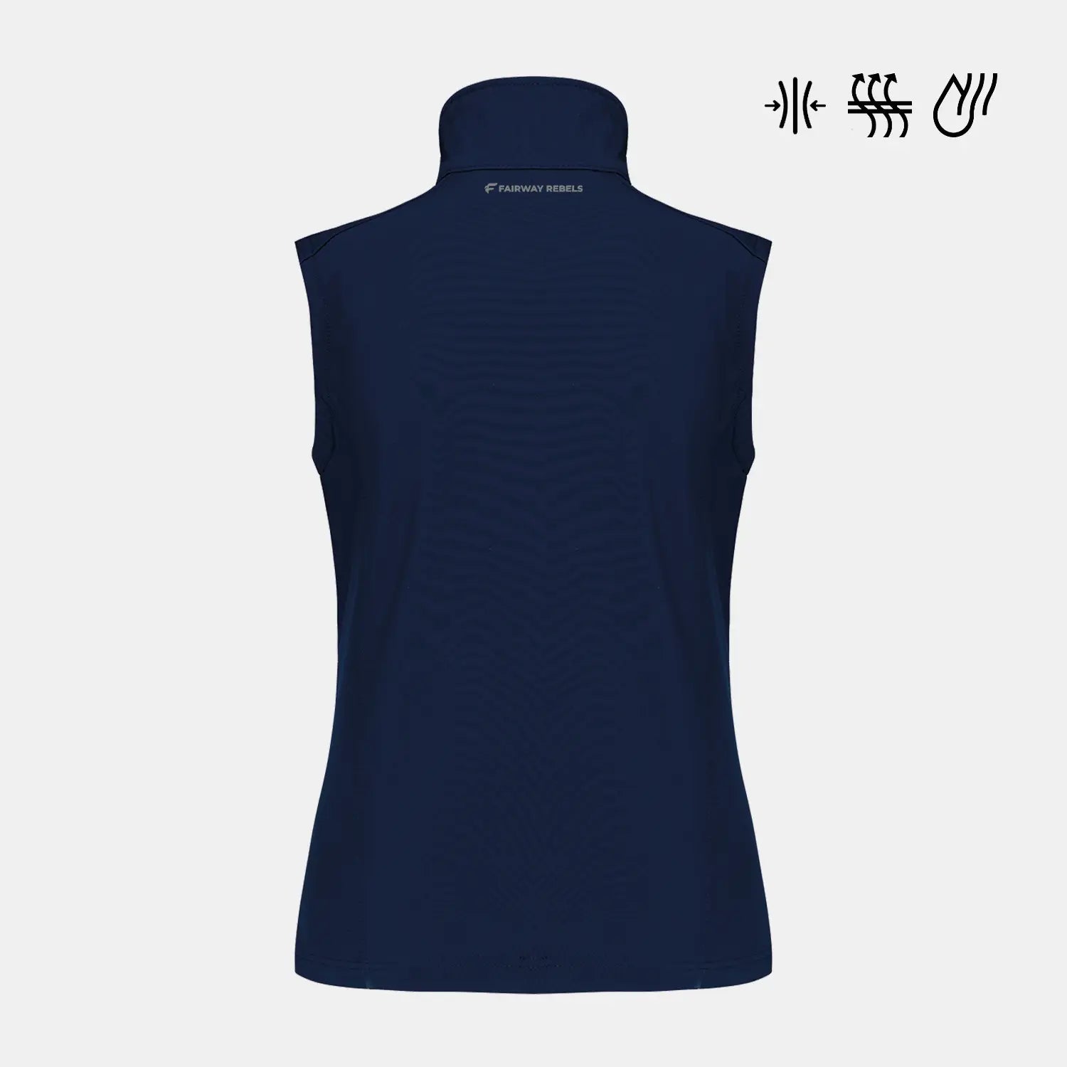 Veste Golf femme sans manche déperlante - Vêtement et accessoire de golf Fairway Rebels