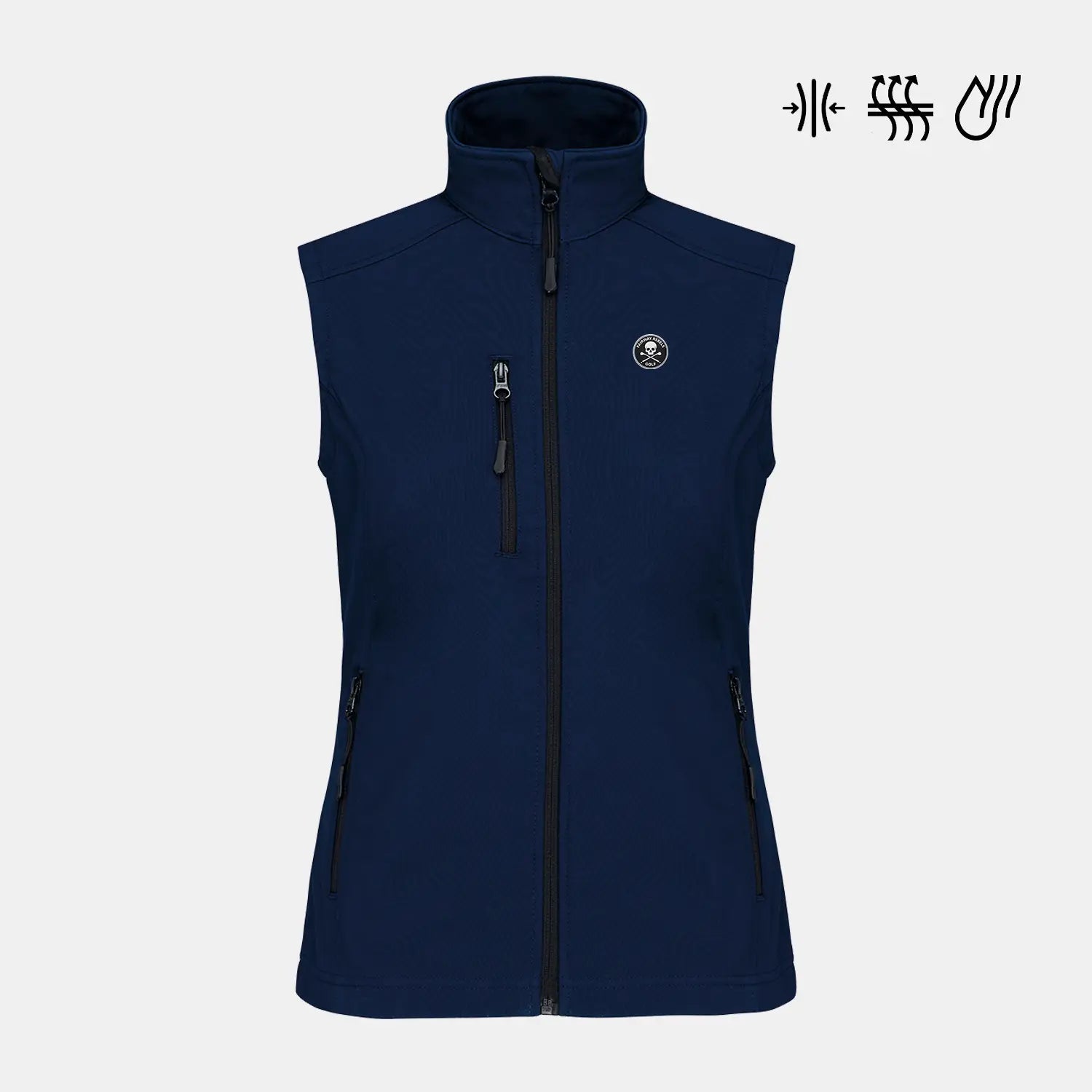 Veste Golf femme sans manche déperlante - Vêtement et accessoire de golf Fairway Rebels