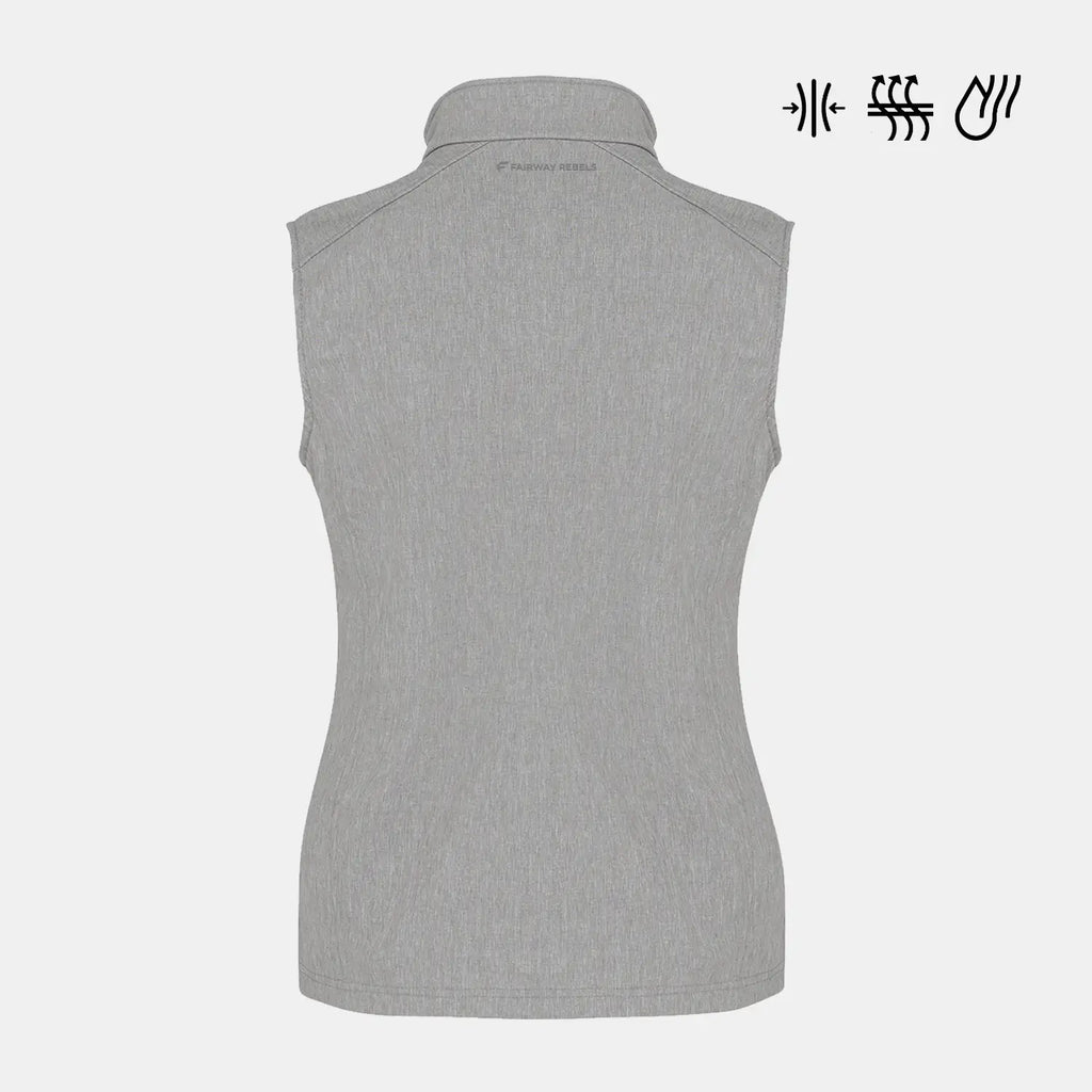 Veste Golf femme sans manche déperlante - Vêtement et accessoire de golf Fairway Rebels
