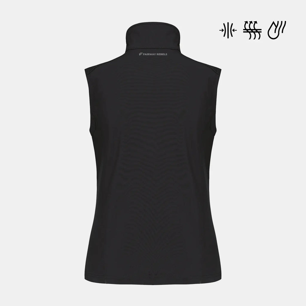 Veste Golf femme sans manche déperlante - Vêtement et accessoire de golf Fairway Rebels