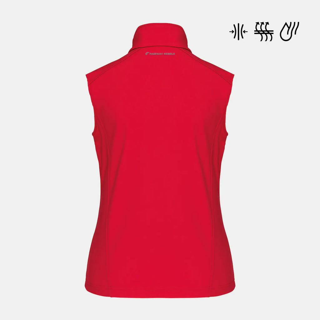 Veste Golf femme sans manche déperlante - Vêtement et accessoire de golf Fairway Rebels
