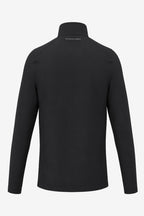 Veste golf déperlante noire pour homme, vue arrière, col montant, zip.