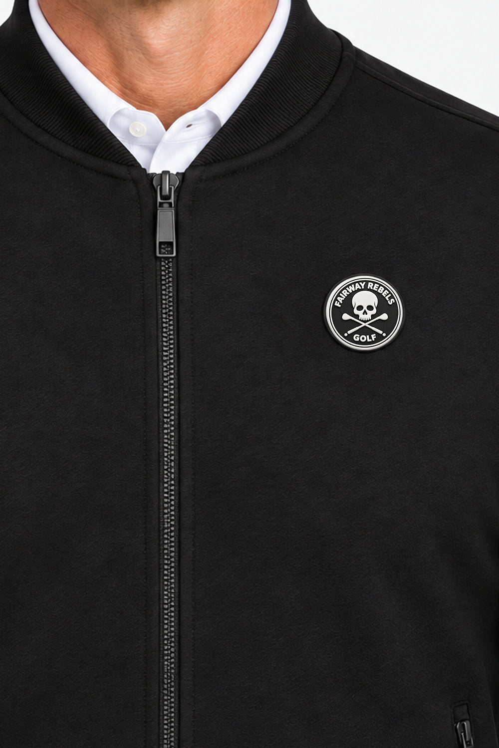 Veste Golf Homme Molleton Zippé