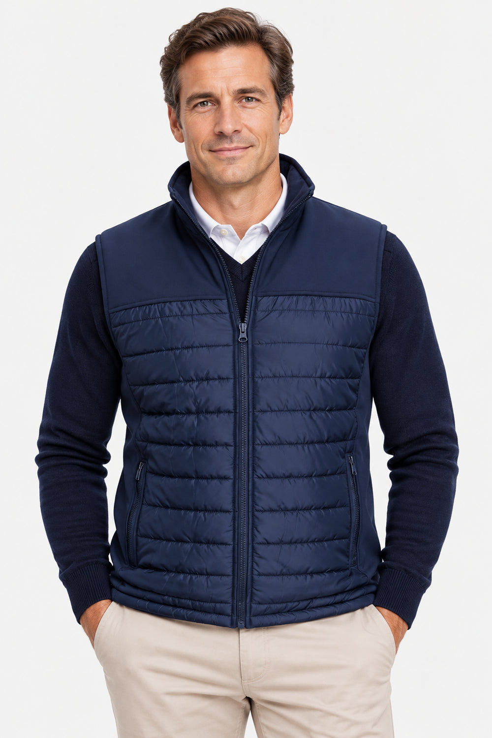 Veste de Golf Bi-matière Homme