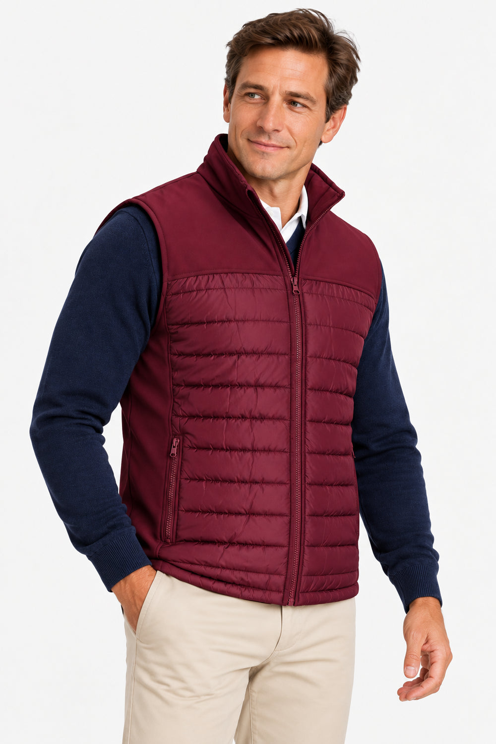 Veste de Golf Bi-matière Homme