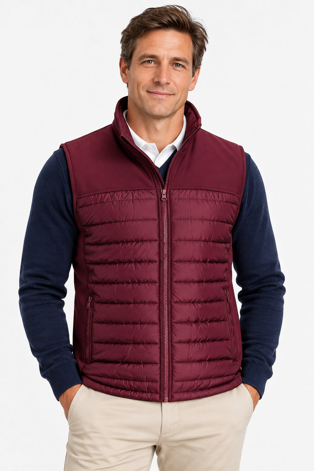 Veste de Golf Bi-matière Homme