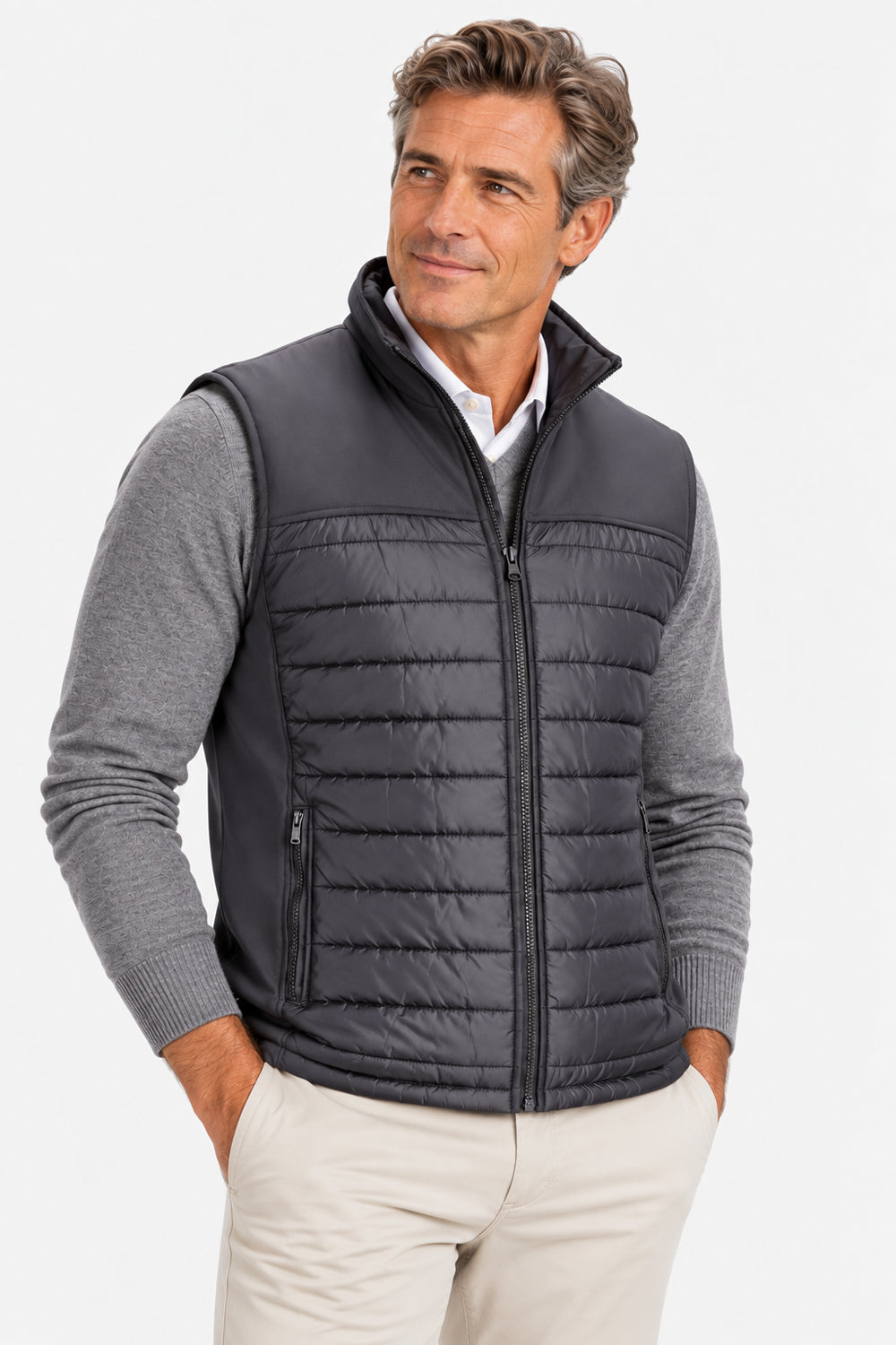 Veste de Golf Bi-matière Homme