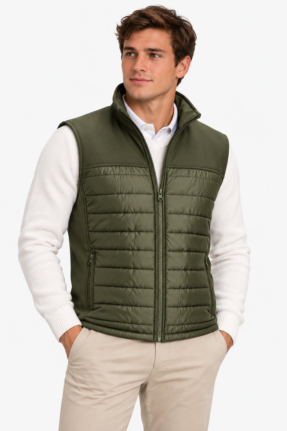 Veste de Golf Bi-matière Homme