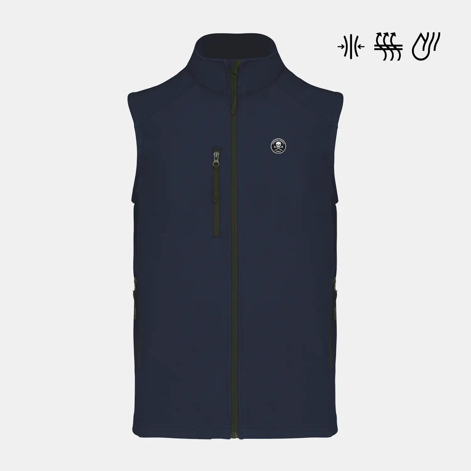 Veste Golf homme sans manche déperlante - Vêtement et accessoire de golf Fairway Rebels
