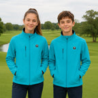 Golftragejacke für Kinder, hellblau