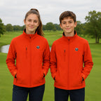 Kinder-Golfjacke, orange