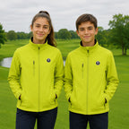 Kinder-Golfjacke Hellgrün