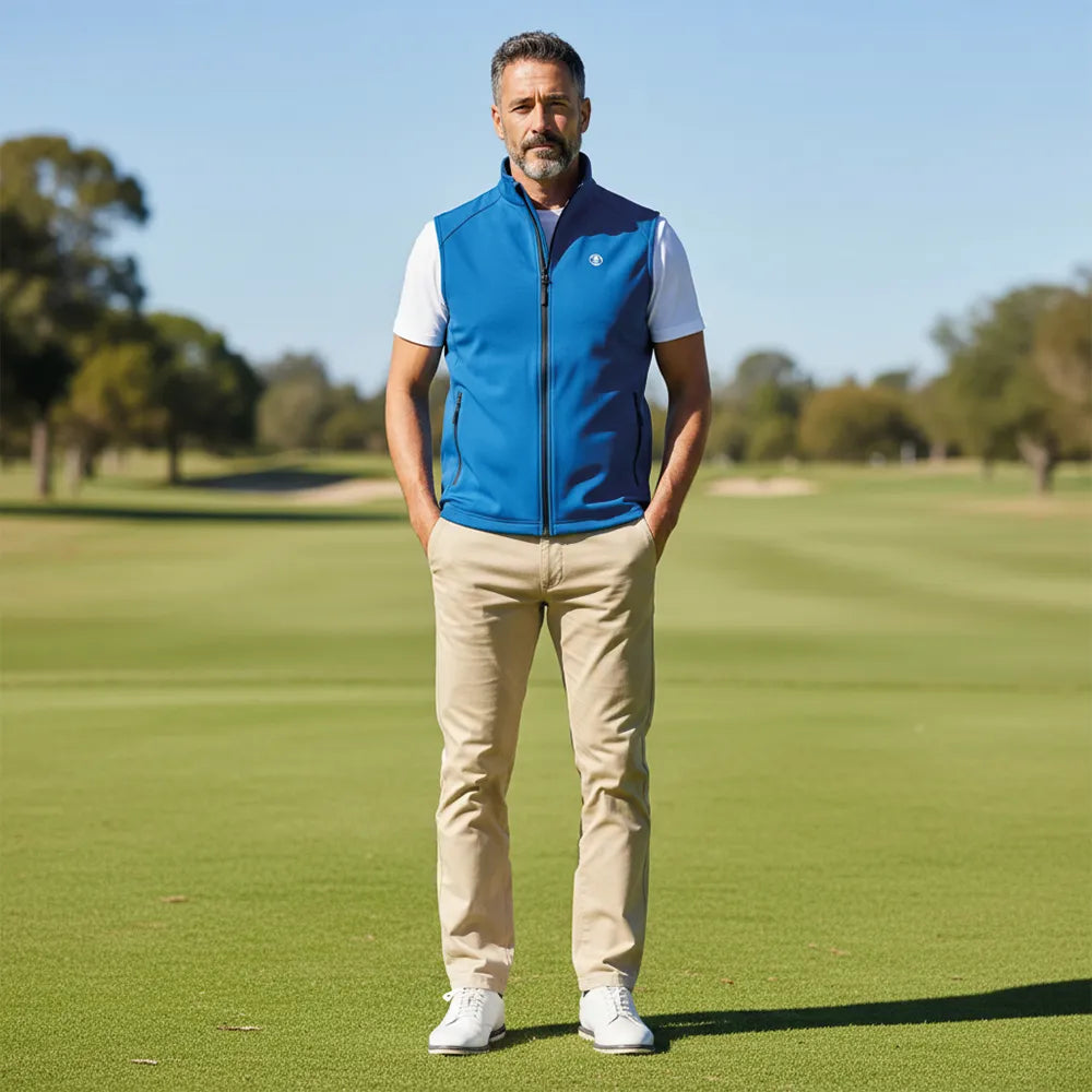 Veste Golf homme sans manche déperlante