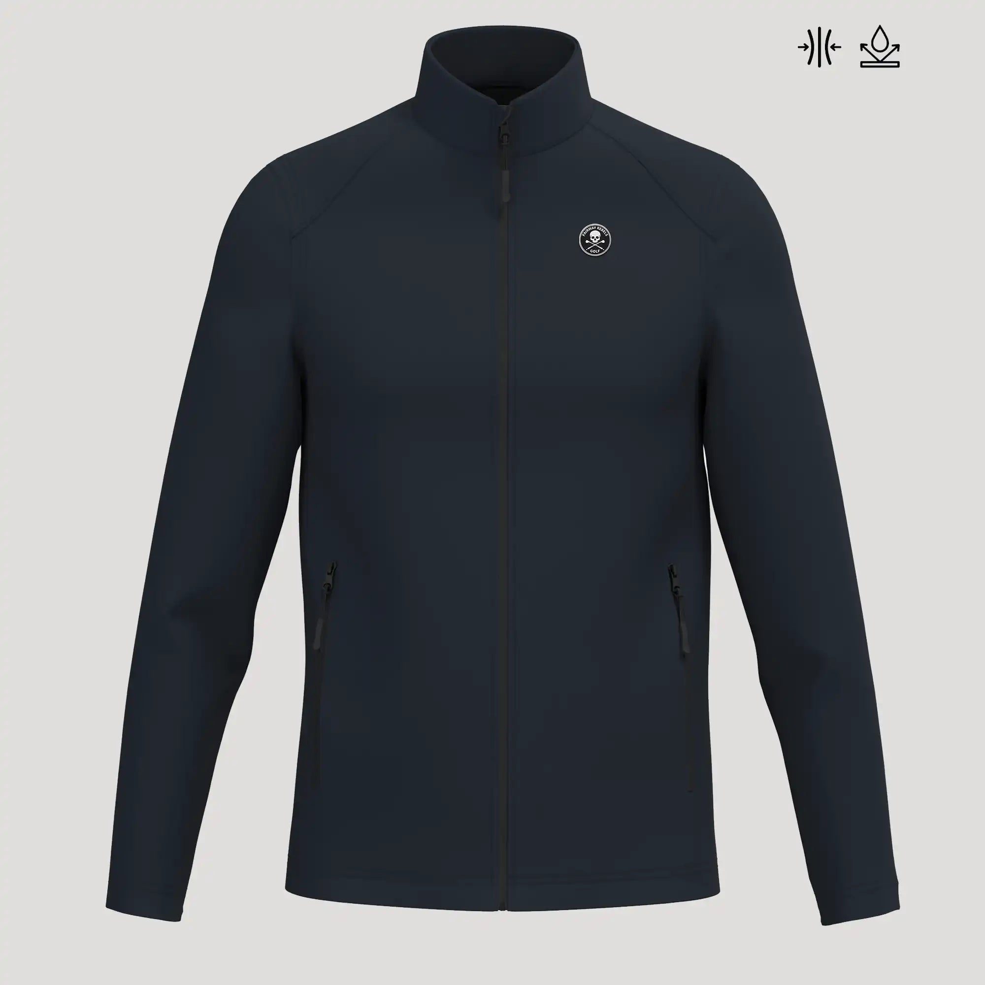 Gilet F&G Fairway & Greene Tech solide 1/4 fermeture éclair Gilet F&G Fairway & Greene Tech solide 1/4 fermeture éclair