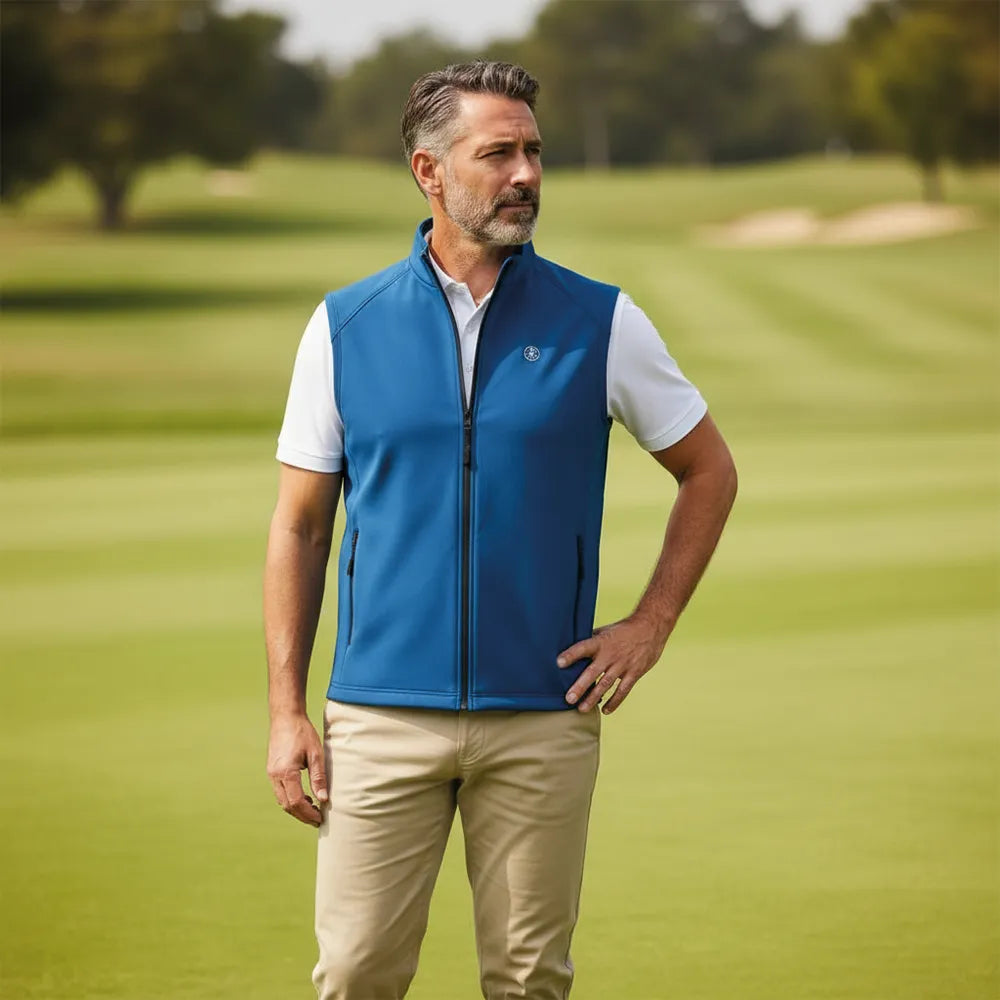 Veste Golf homme sans manche déperlante