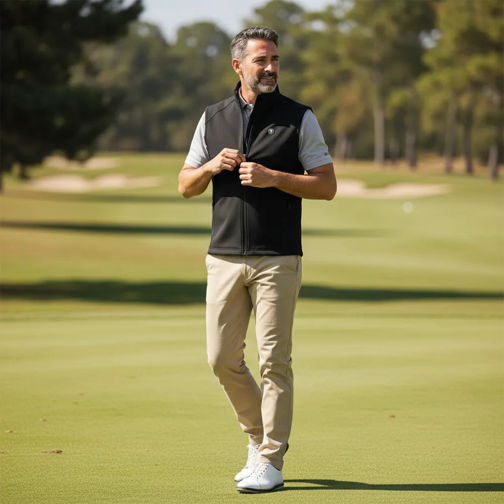 Veste Golf homme sans manche déperlante