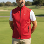 Veste Golf homme sans manche déperlante