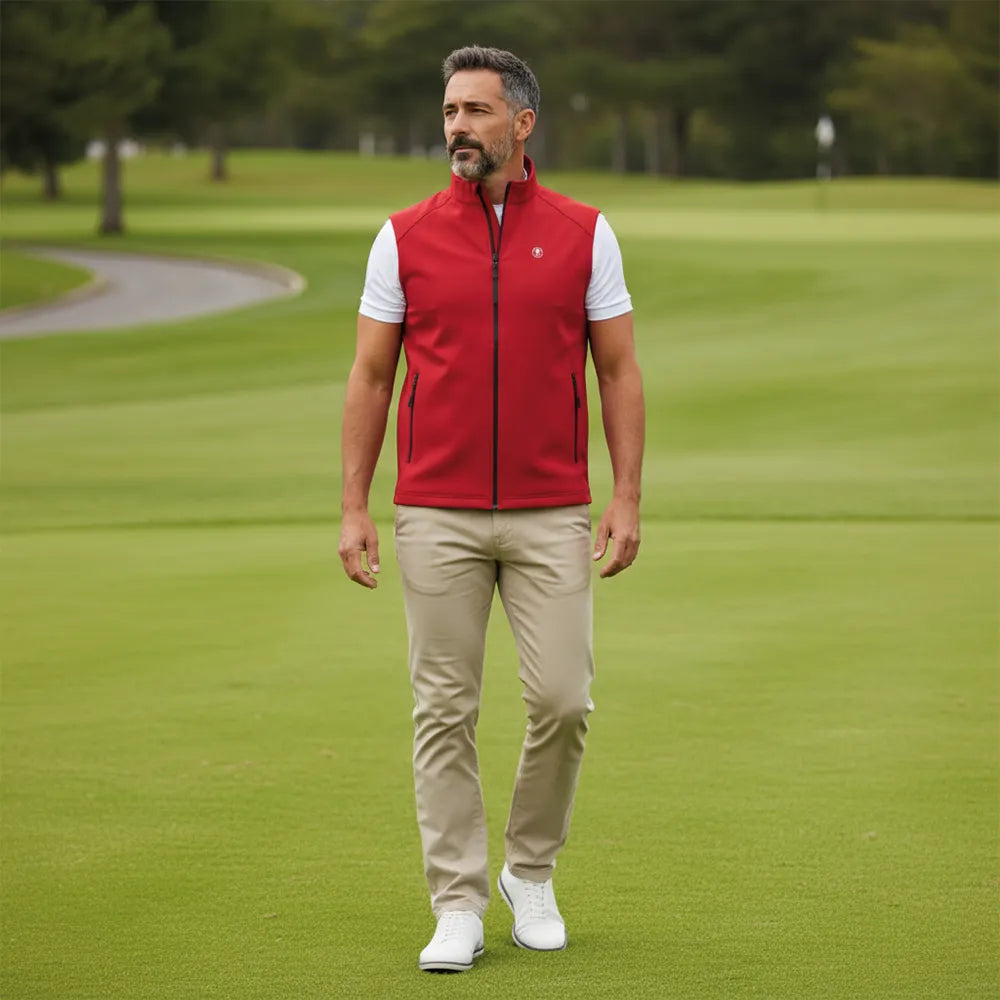 Veste Golf homme sans manche déperlante