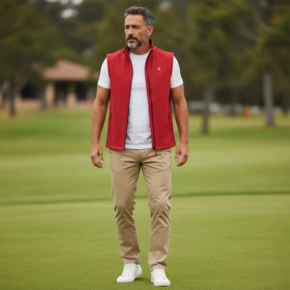 Veste Golf homme sans manche déperlante