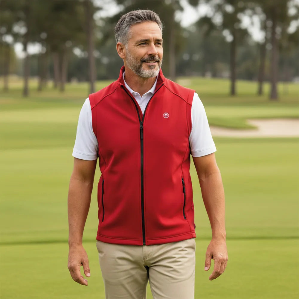 Veste Golf homme sans manche déperlante