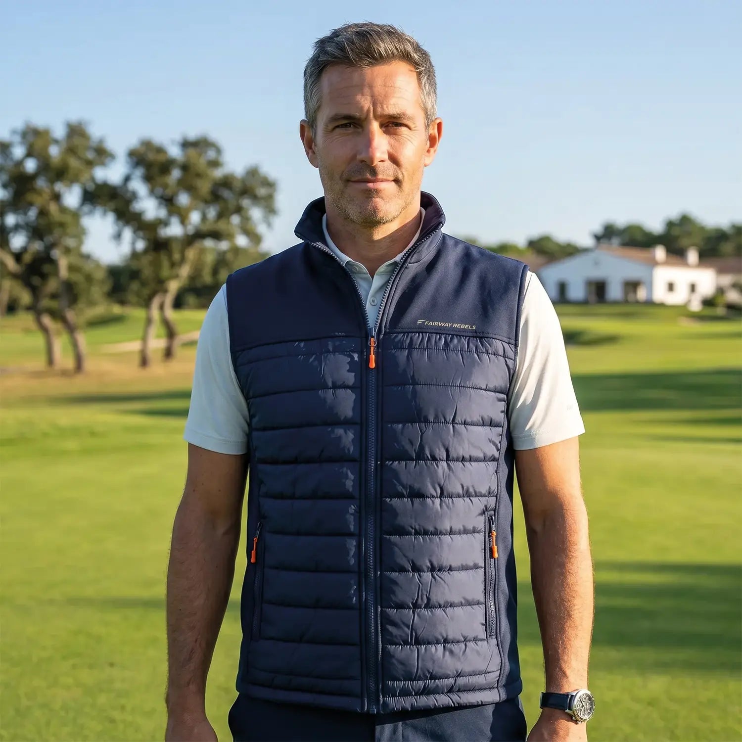 Veste de Golf Bi-matière Homme - Fairway Rebels