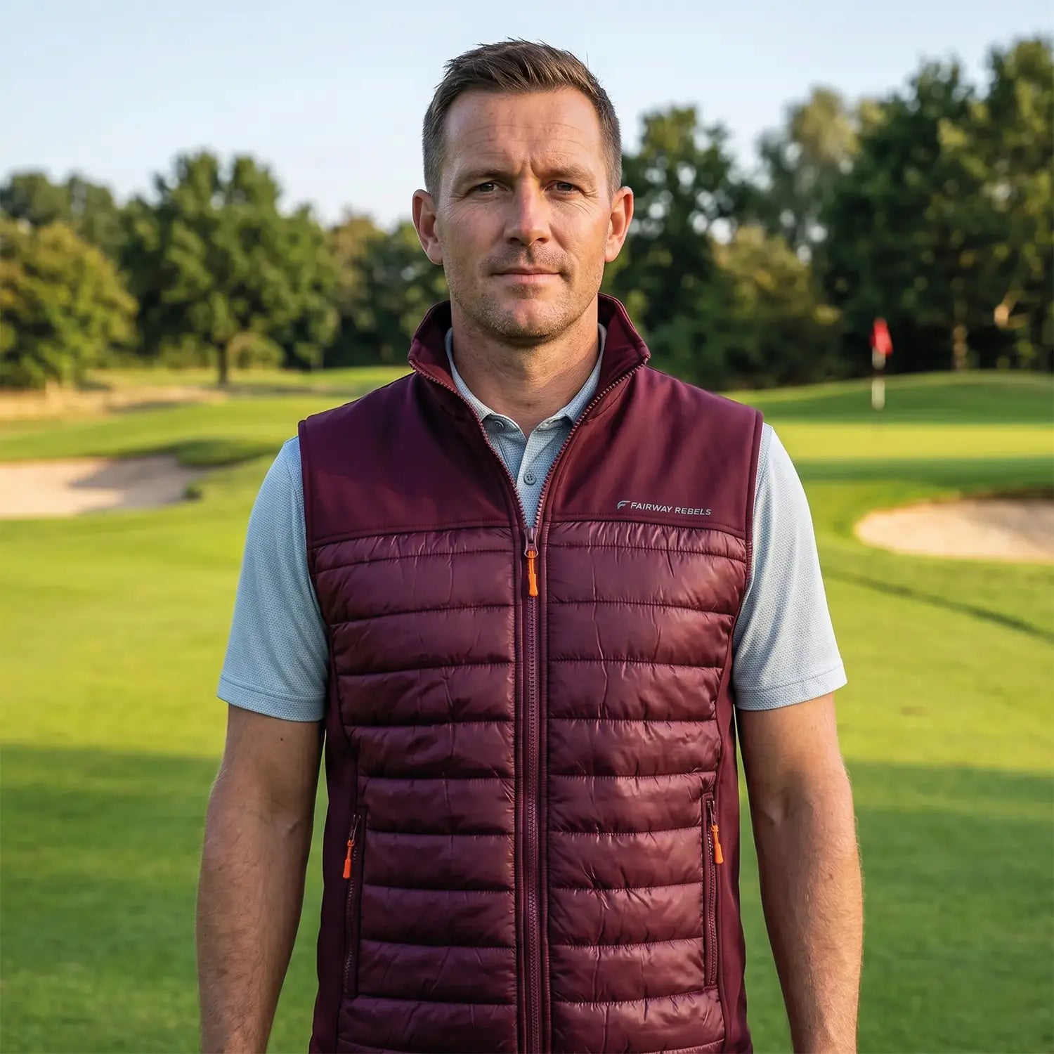 Veste de Golf Bi-matière Homme - Fairway Rebels