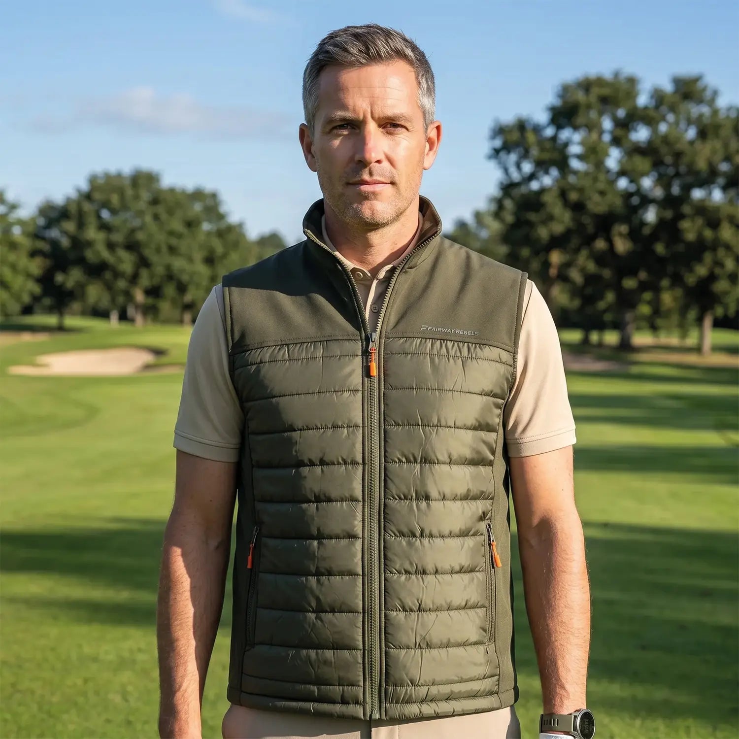 Veste de Golf Bi-matière Homme - Fairway Rebels