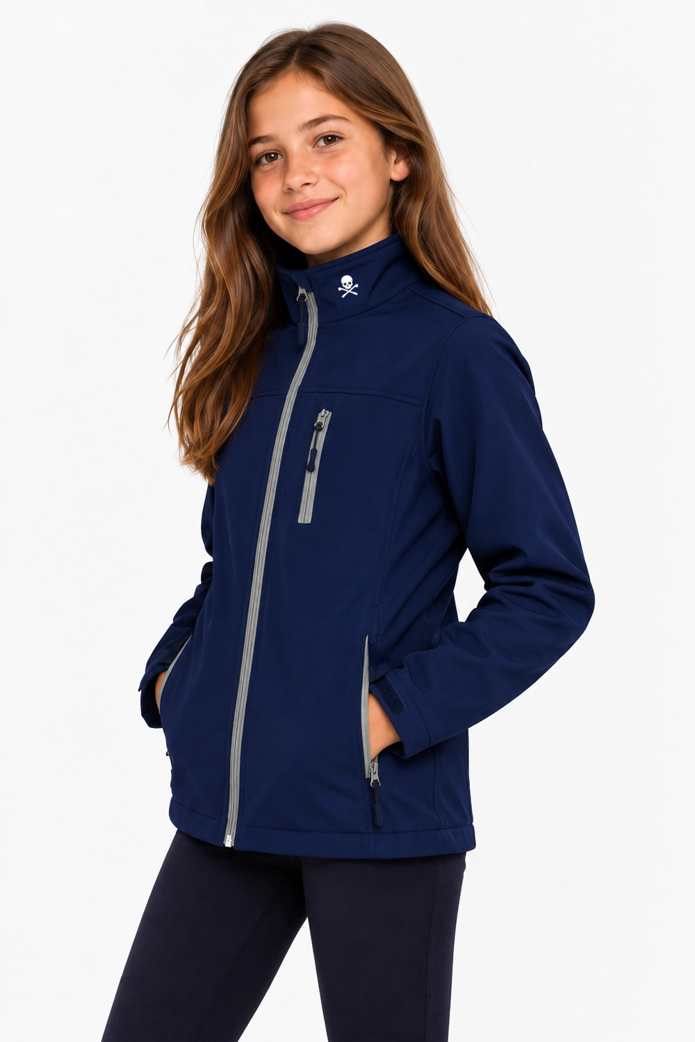 Regenjacke Golf Mädchen Marineblau