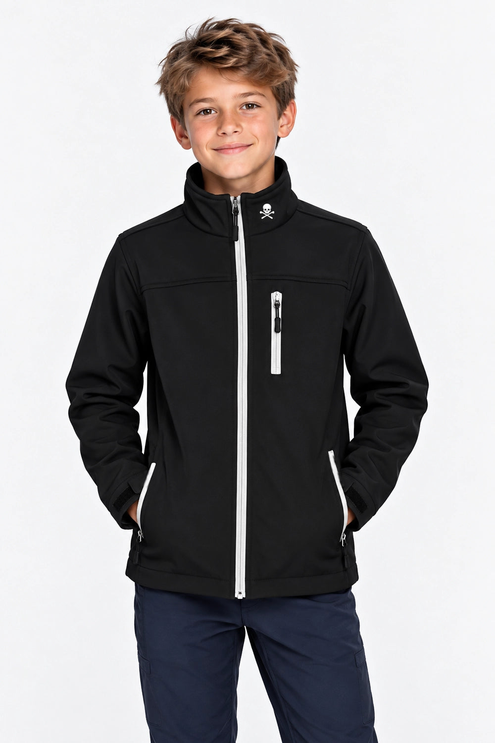 Veste pluie Golf Garçon Noir