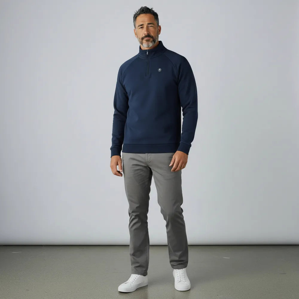 Pull Golf Technique Homme Bleu Marine