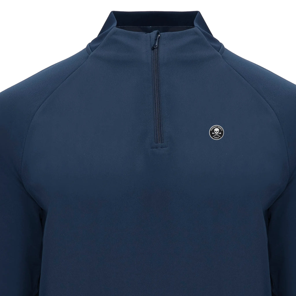 Pull Golf Technique Homme Bleu Marine