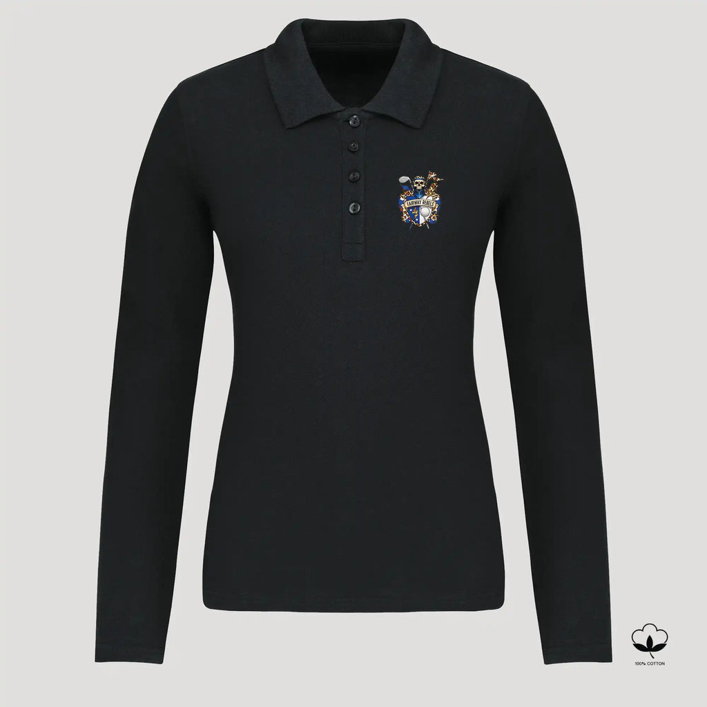 Polo golf femme Blason manches longues - Fairway Rebels