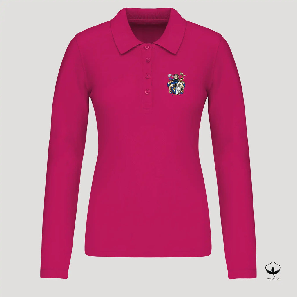 Polo golf femme Blason manches longues - Fairway Rebels