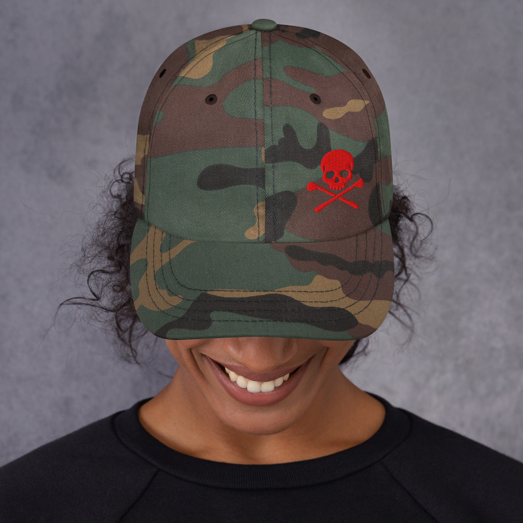 Casquette de Golf Skull Red Fairway Rebels - Fairway Rebels