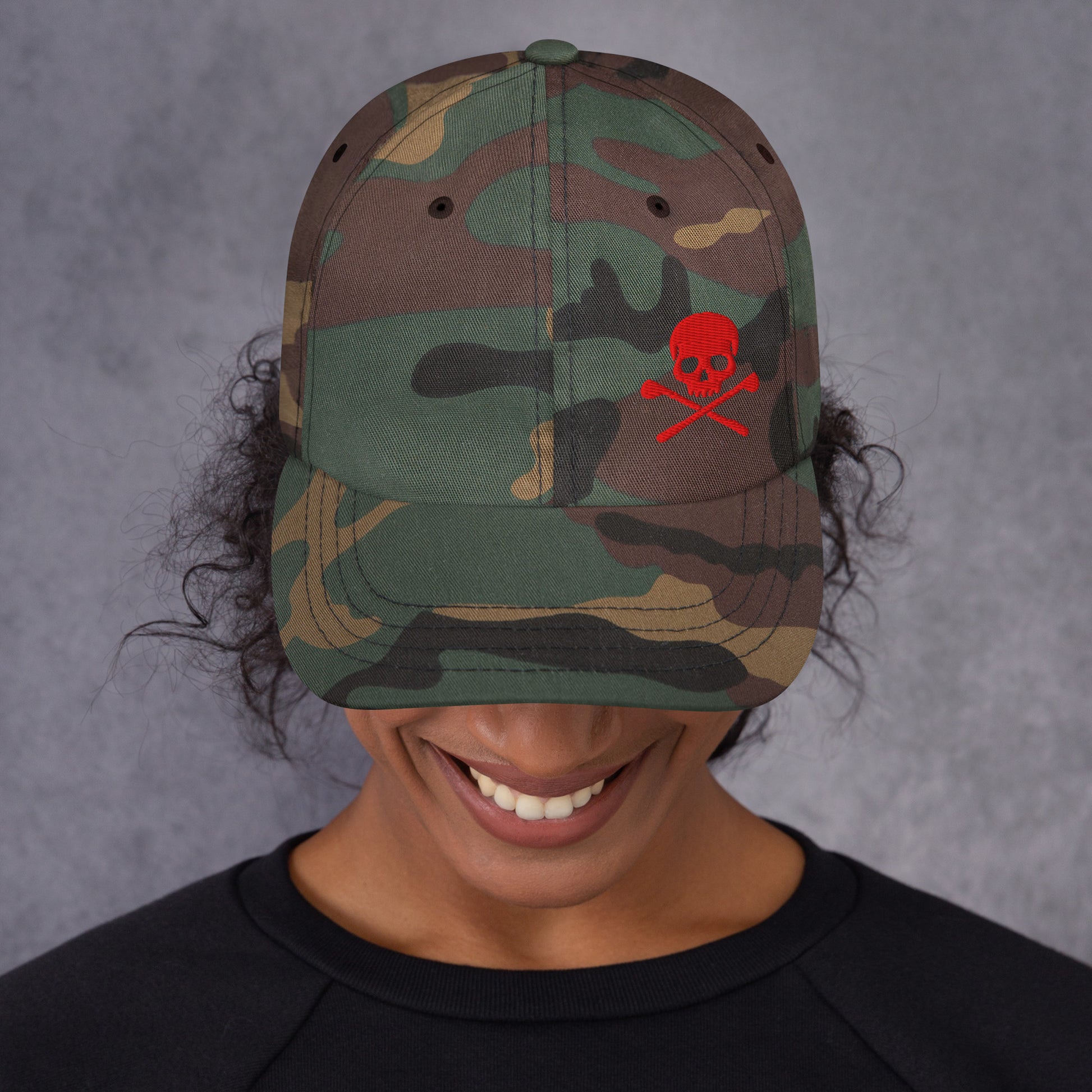 Casquette de Golf Skull Red Fairway Rebels - Fairway Rebels