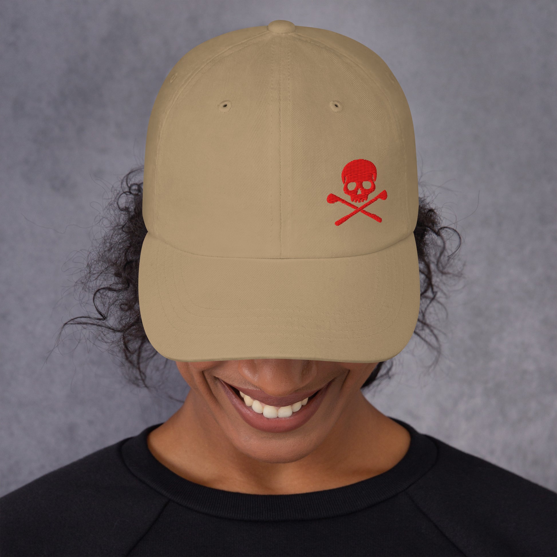 Casquette de Golf Skull Red Fairway Rebels - Fairway Rebels