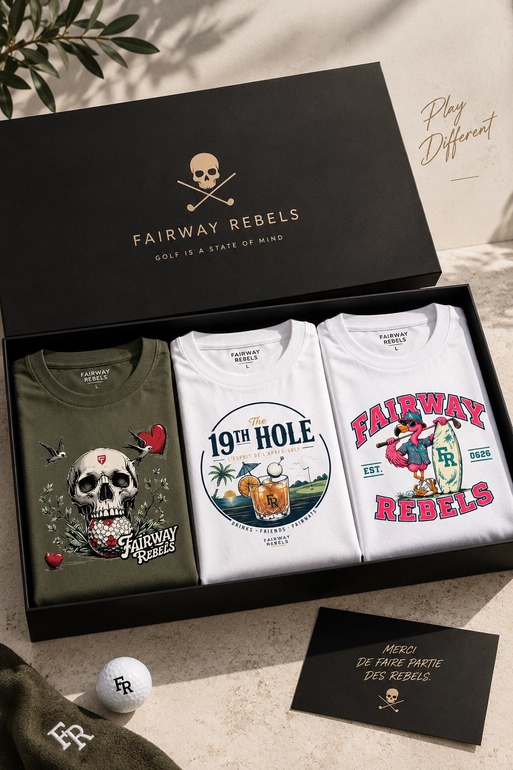 Coffret 3 T-shirts