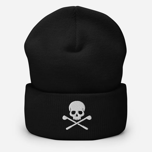 Bonnet brodé tête de mort blanche – Fairway Rebels - Fairway Rebels