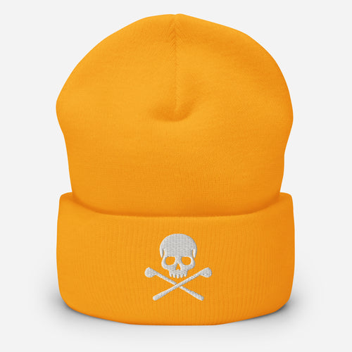 Bonnet brodé tête de mort blanche – Fairway Rebels - Fairway Rebels