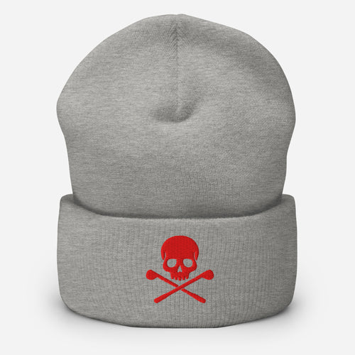 Bonnet brodé tête de mort rouge – Fairway Rebels - Fairway Rebels