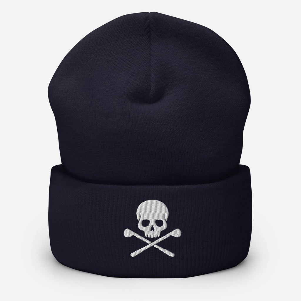 Bonnet brodé tête de mort blanche – Fairway Rebels - Fairway Rebels